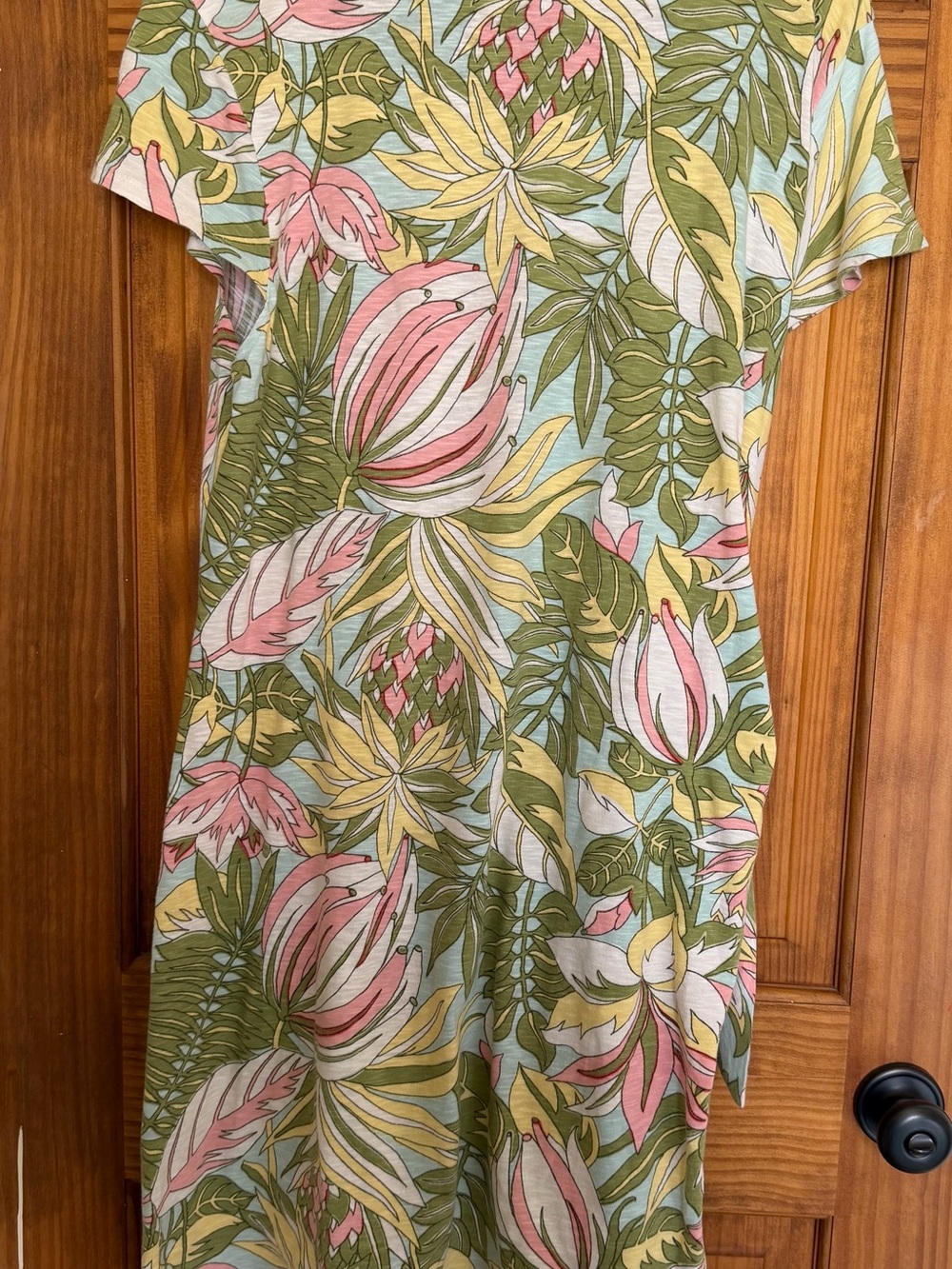 Talbots Plus 3x Petite Floral Print Shift Dress - Picture 5 of 9